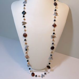 Beaded Station Necklace